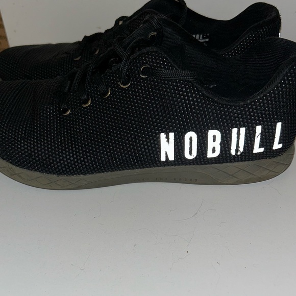 Nobull Electric Cross Training Shoes Black Men Size 9.5 W 11 Super Fabric - Picture 2 of 7